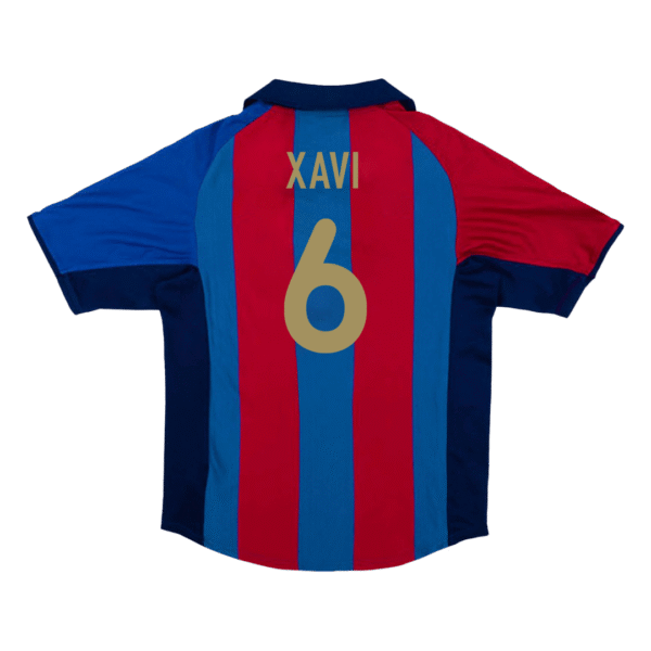 Retro XAVI #6 2001/02 Barcelona Home  Soccer Jersey Top Soccer Jerseys Store