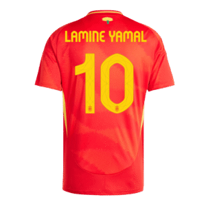 LAMINE YAMAL #10 Spain Home  Soccer Jersey Euro 2024 Top Soccer Jerseys Store