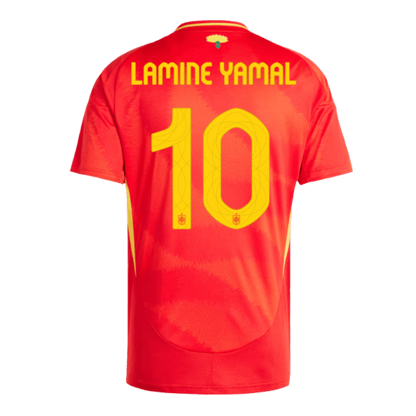 LAMINE YAMAL #10 Spain Home  Soccer Jersey Euro 2024 Top Soccer Jerseys Store