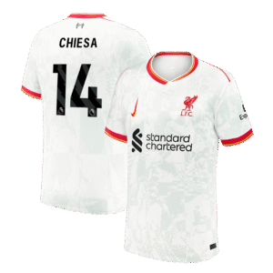 CHIESA #14 Liverpool Third Away  Soccer Jersey 2024/25 Top Soccer Jerseys Store