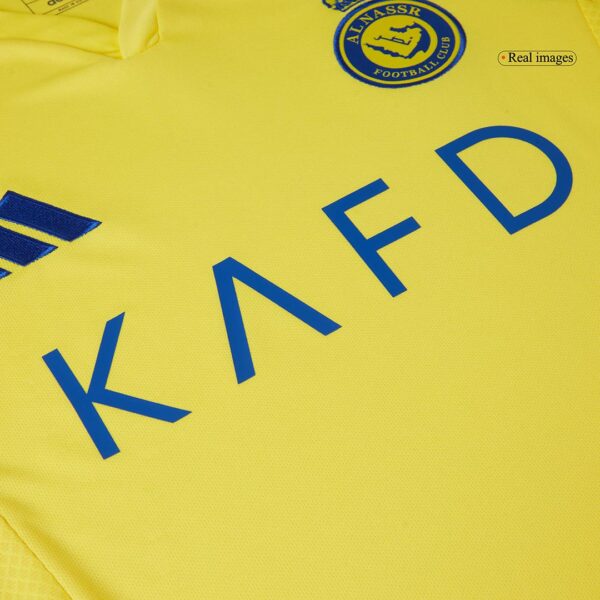 Al Nassr Home  Soccer Jersey Kit(Jersey+Shorts+Socks) 2024/25 Top Soccer Jerseys Store