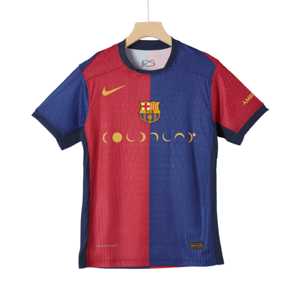 Player Version Barcelona Home  Soccer Jersey 2024/25 - COLDPLAY Top Soccer Jerseys Store