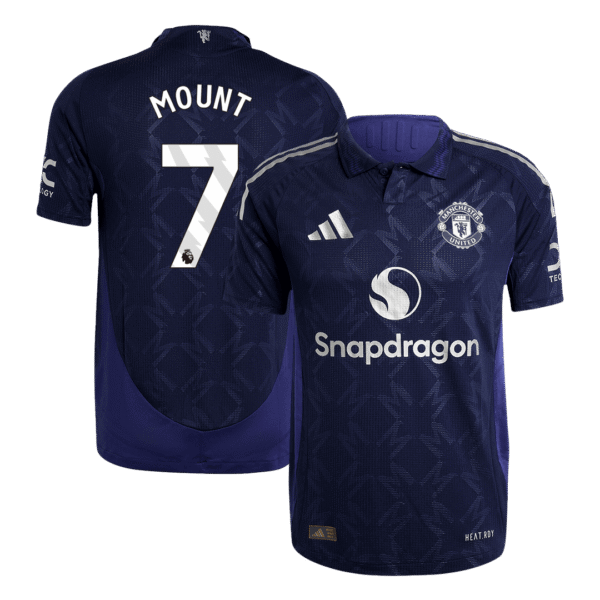 Player Version MOUNT #7 Manchester United Away  Soccer Jersey 2024/25 Top Soccer Jerseys Store