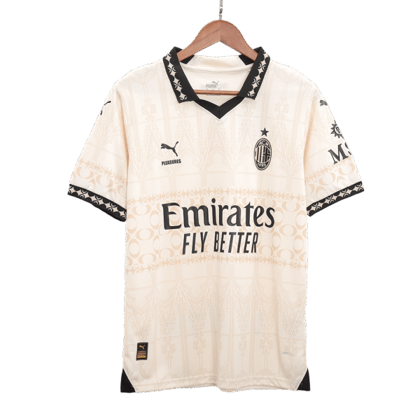 AC Milan X Pleasures Fouth Away  Soccer Jersey 2023/24 Top Soccer Jerseys Store