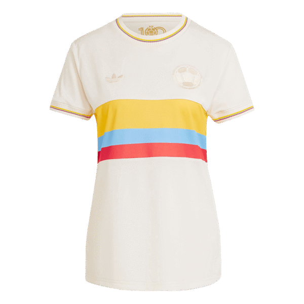 Women's Colombia  Soccer Jersey 2024 - 100th Anniversary Top Soccer Jerseys Store