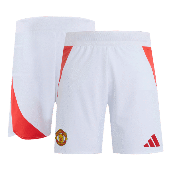 Player Version Manchester United Home Soccer Shorts 2024/25 Top Soccer Jerseys Store