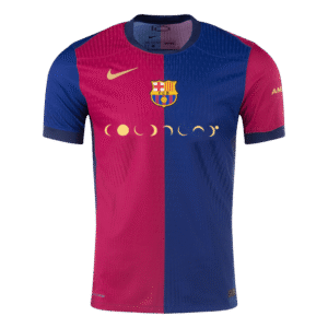 Player Version Barcelona Home  Soccer Jersey 2024/25 - COLDPLAY Top Soccer Jerseys Store