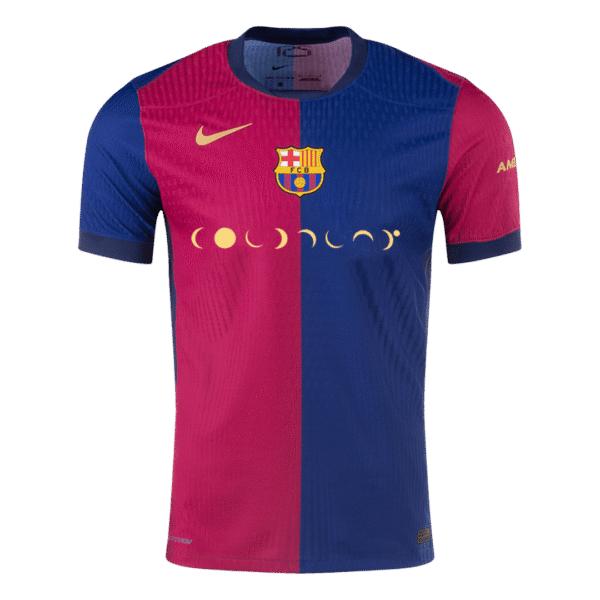 Player Version Barcelona Home  Soccer Jersey 2024/25 - COLDPLAY Top Soccer Jerseys Store