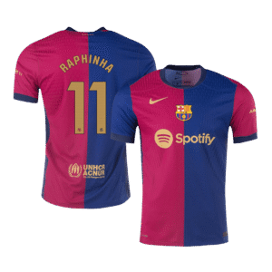 Player Version RAPHINHA #11 Barcelona Home  Soccer Jersey 2024/25 Top Soccer Jerseys Store