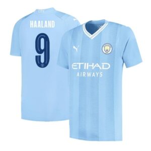 HAALAND #9 Manchester City Home  Soccer Jersey 2023/24 - UCL Top Soccer Jerseys Store