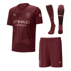 Manchester City Third Away  Soccer Jersey Kit(Jersey+Shorts+Socks) 2024/25 Top Soccer Jerseys Store