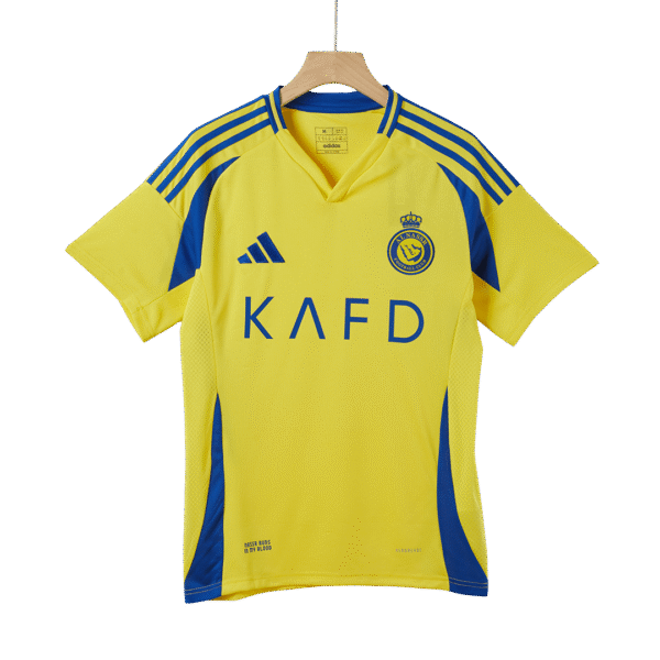 Al Nassr Home  Soccer Jersey Kit(Jersey+Shorts+Socks) 2024/25 Top Soccer Jerseys Store
