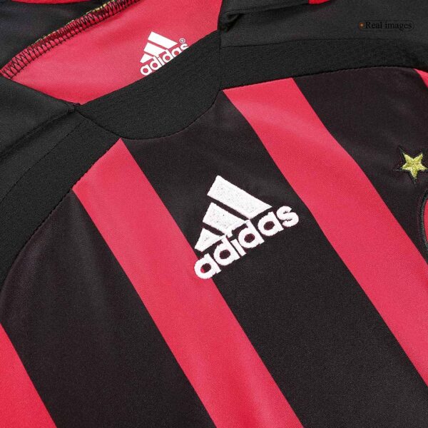 Retro KAKA' #22 2006/07 AC Milan Home Long Sleeve  Soccer Jersey Top Soccer Jerseys Store