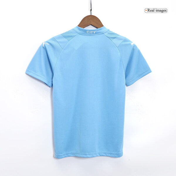Kid's Manchester City Home  Soccer Jersey Kit(Jersey+Shorts) 2023/24 Top Soccer Jerseys Store