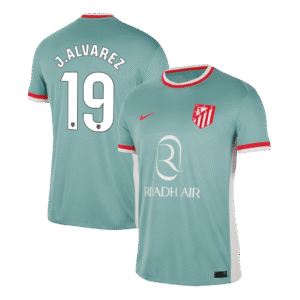 J.ALVAREZ #19 Atletico Madrid Away  Soccer Jersey 2024/25 Top Soccer Jerseys Store
