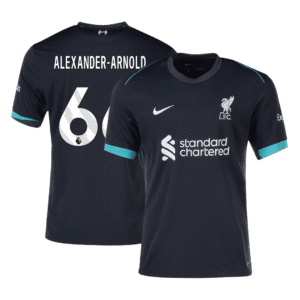 ALEXANDER-ARNOLD #66 Liverpool Away  Soccer Jersey 2024/25 Top Soccer Jerseys Store