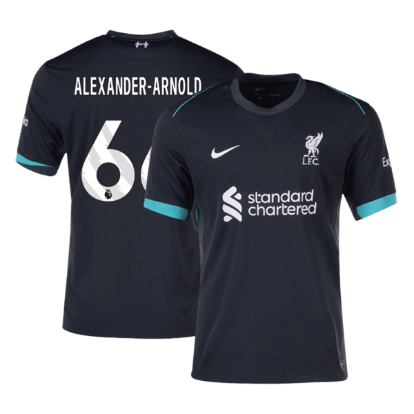ALEXANDER-ARNOLD #66 Liverpool Away  Soccer Jersey 2024/25 Top Soccer Jerseys Store