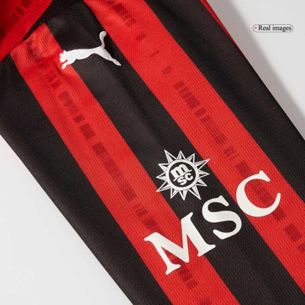 AC Milan Home Long Sleeve  Soccer Jersey 2024/25 Top Soccer Jerseys Store