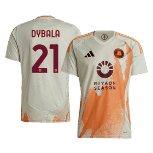 DYBALA #21 Roma Away  Soccer Jersey 2024/25 Top Soccer Jerseys Store