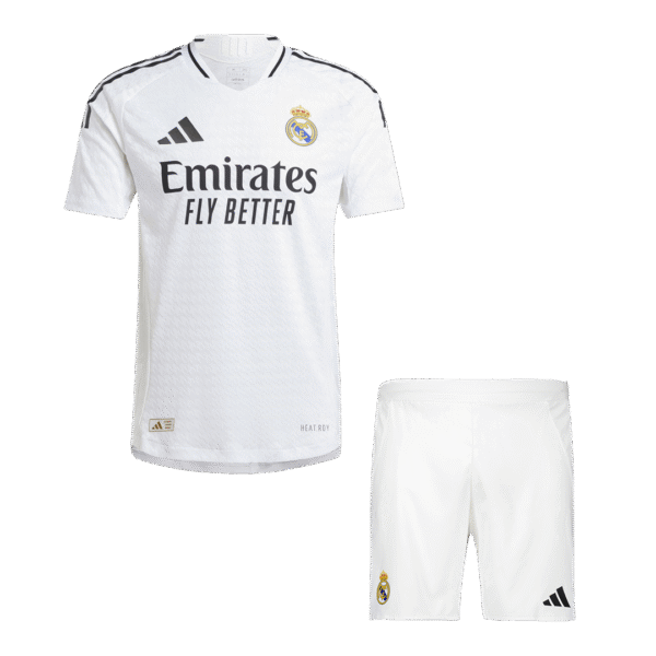 Player Version Real Madrid Home  Soccer Jersey Kit(Jersey+Shorts) 2024/25 Top Soccer Jerseys Store