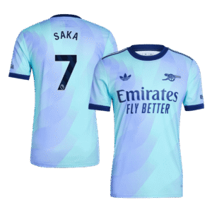Player Version SAKA #7 Arsenal Third Away  Soccer Jersey 2024/25 Top Soccer Jerseys Store