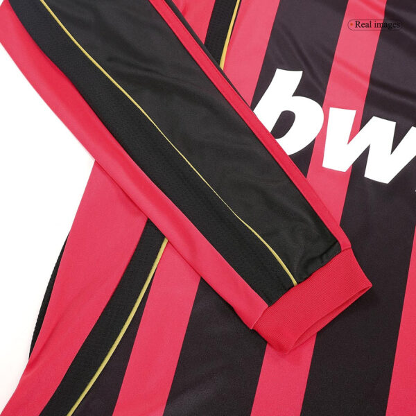 Retro MALDINI #3 2006/07 AC Milan Home Long Sleeve  Soccer Jersey Top Soccer Jerseys Store