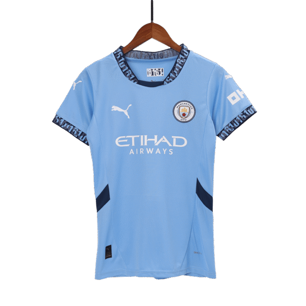 Women's Manchester City Home  Soccer Jersey 2024/25 Top Soccer Jerseys Store