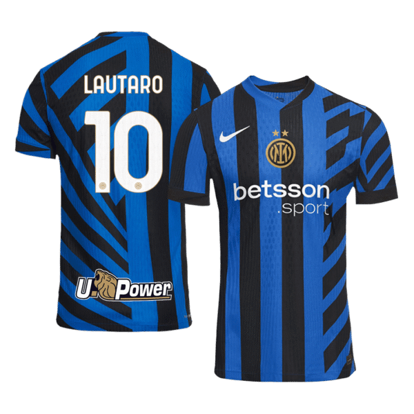 Player Version LAUTARO #10 Inter Milan Home  Soccer Jersey 2024/25 Top Soccer Jerseys Store