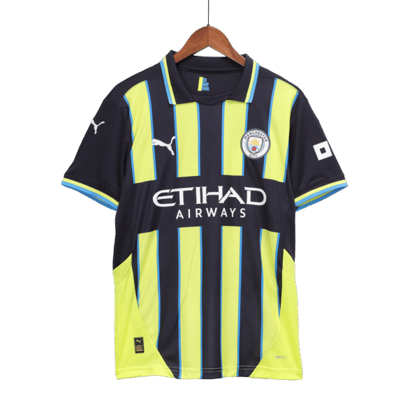 Manchester City Away  Soccer Jersey Kit(Jersey+Shorts+Socks) 2024/25 Top Soccer Jerseys Store