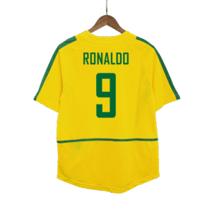 Retro RONALDO #9 2002/03 Brazil Home  Soccer Jersey Top Soccer Jerseys Store