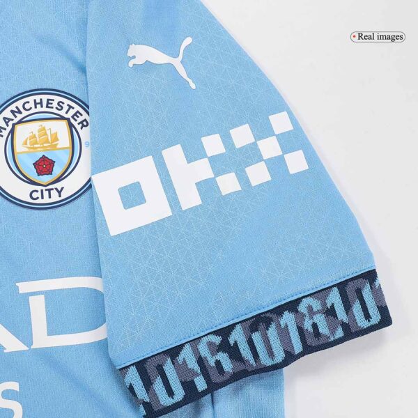 Player Version RODRIGO #16 Manchester City Home  Soccer Jersey 2024/25 - UCL Top Soccer Jerseys Store