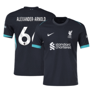 Player Version ALEXANDER-ARNOLD #66 Liverpool Away  Soccer Jersey 2024/25 Top Soccer Jerseys Store