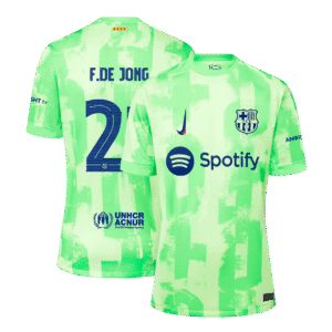 F.DE JONG #21 Barcelona Third Away  Soccer Jersey 2024/25- UCL Top Soccer Jerseys Store