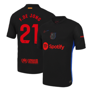 Player Version F.DE JONG #21 Barcelona Away  Soccer Jersey 2024/25 Top Soccer Jerseys Store