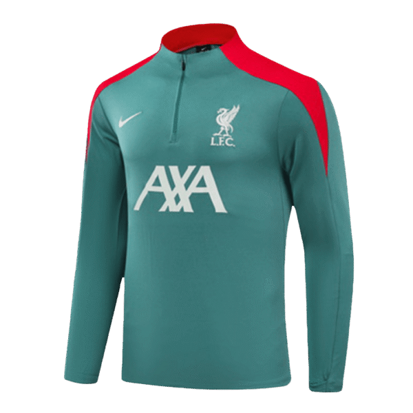 Kid's Liverpool Zipper Sweatshirt Kit(Top+Pants) 2024/25 Top Soccer Jerseys Store