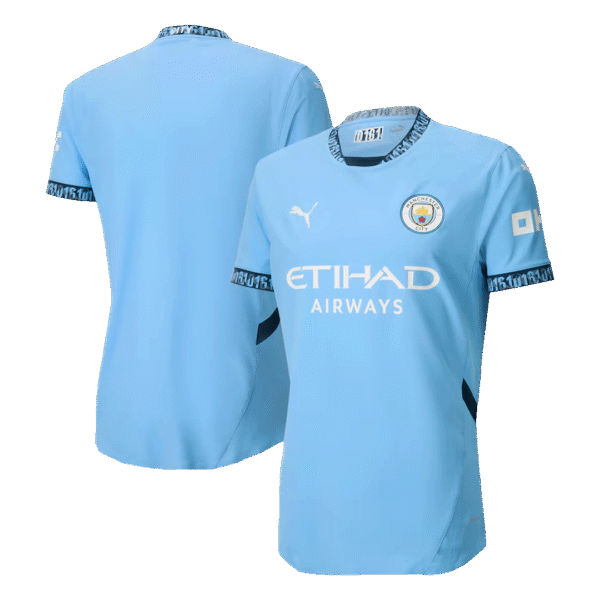 Player Version Manchester City Home  Soccer Jersey 2024/25 Top Soccer Jerseys Store