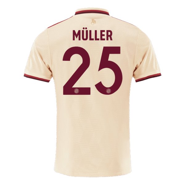 MÜLLER #25 Bayern Munich Third Away  Soccer Jersey 2024/25 - UCL Top Soccer Jerseys Store