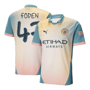 FODEN #47 Manchester City Fourth Away  Soccer Jersey 2024/25 - Definitely City Top Soccer Jerseys Store