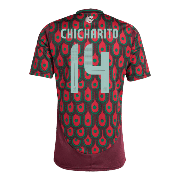 Men's Mexico CHICHARITO #14 Home Soccer Jersey Copa América 2024 Top Soccer Jerseys Store