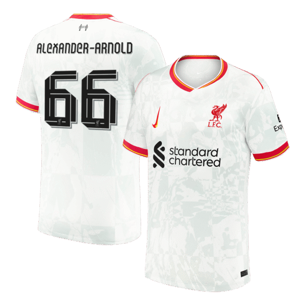 ALEXANDER-ARNOLD #66 Liverpool Third Away  Soccer Jersey 2024/25 Top Soccer Jerseys Store