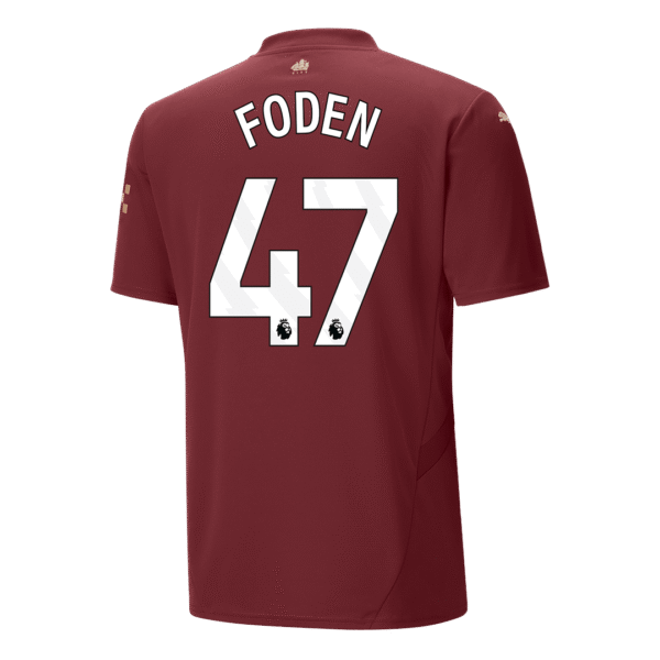 FODEN #47 Manchester City Third Away  Soccer Jersey 2024/25 Top Soccer Jerseys Store