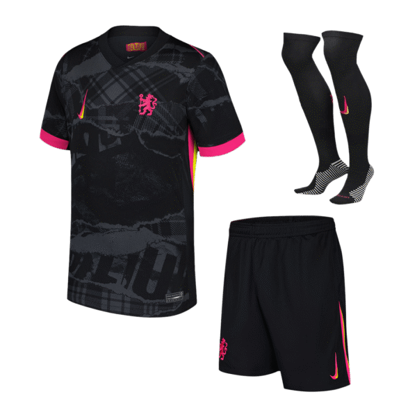Chelsea Third Away  Soccer Jersey Kit(Jersey+Shorts+Socks) 2024/25 Top Soccer Jerseys Store