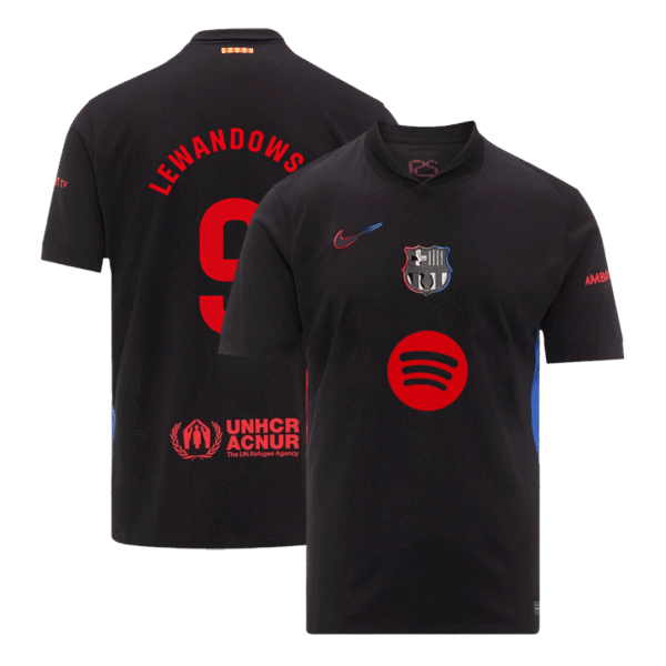 LEWANDOWSKI #9 Barcelona Away  Soccer Jersey 2024/25 Top Soccer Jerseys Store