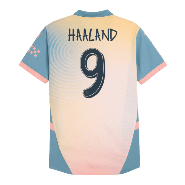 Player Version HAALAND #9 Manchester City Fourth Away  Soccer Jersey 2024/25- Definitely City (UCL) Top Soccer Jerseys Store