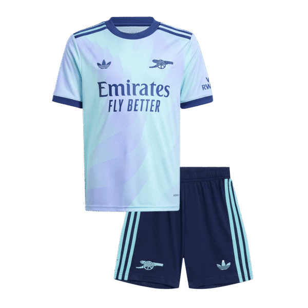 Kid's Arsenal Third Away  Soccer Jersey Kit(Jersey+Shorts) 2024/25 Top Soccer Jerseys Store