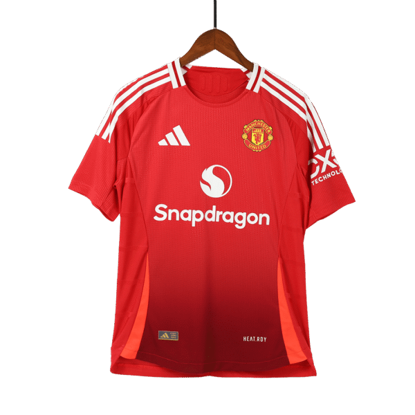 Player Version Manchester United Home  Soccer Jersey Kit(Jersey+Shorts+Socks) 2024/25 Top Soccer Jerseys Store