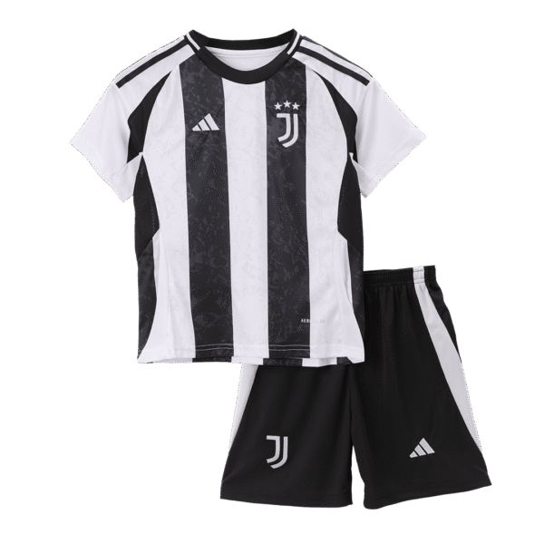 Kid's Juventus Home  Soccer Jersey Kit(Jersey+Shorts+Socks) 2024/25 Top Soccer Jerseys Store