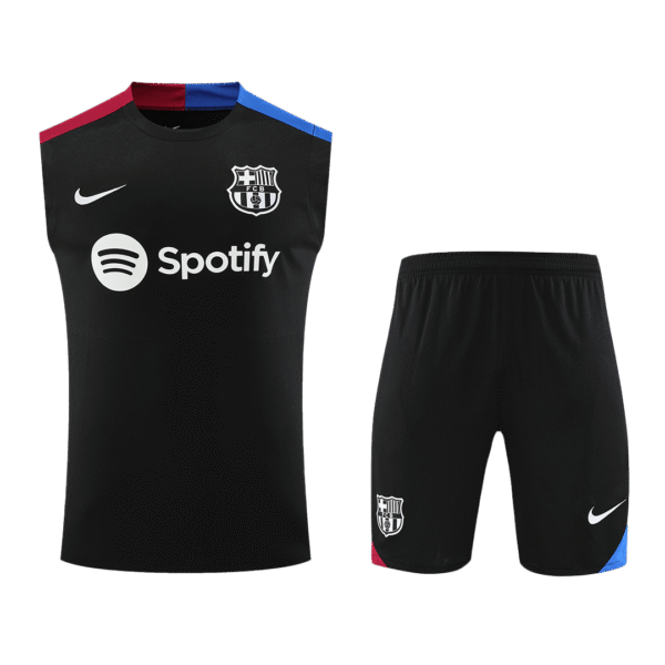 Barcelona Pre-Match  Soccer Jersey Vest Kit(Jersey+Shorts) 2024/25 Top Soccer Jerseys Store