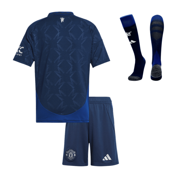 Kid's Manchester United Away  Soccer Jersey Kit(Jersey+Shorts+Socks) 2024/25 Top Soccer Jerseys Store