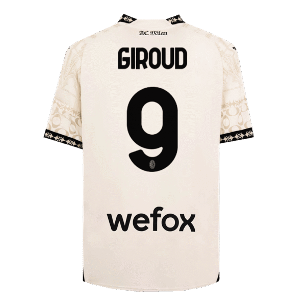 GIROUD #9 AC Milan X Pleasures Fourth Away  Soccer Jersey 2023/24 Top Soccer Jerseys Store